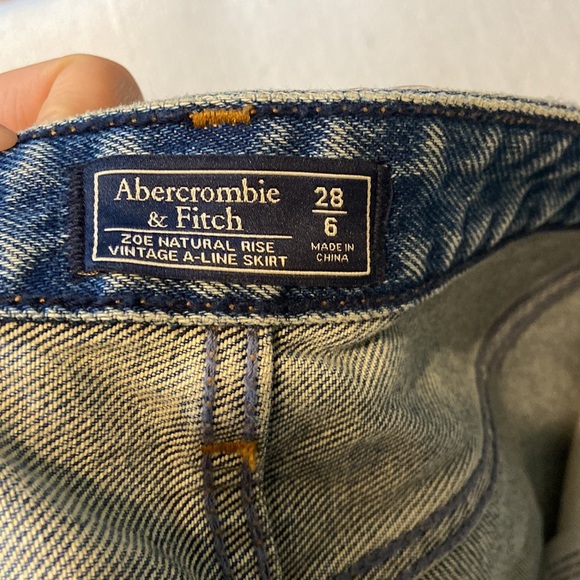 Abercrombie and Fitch jean skirt. - Picture 3 of 3